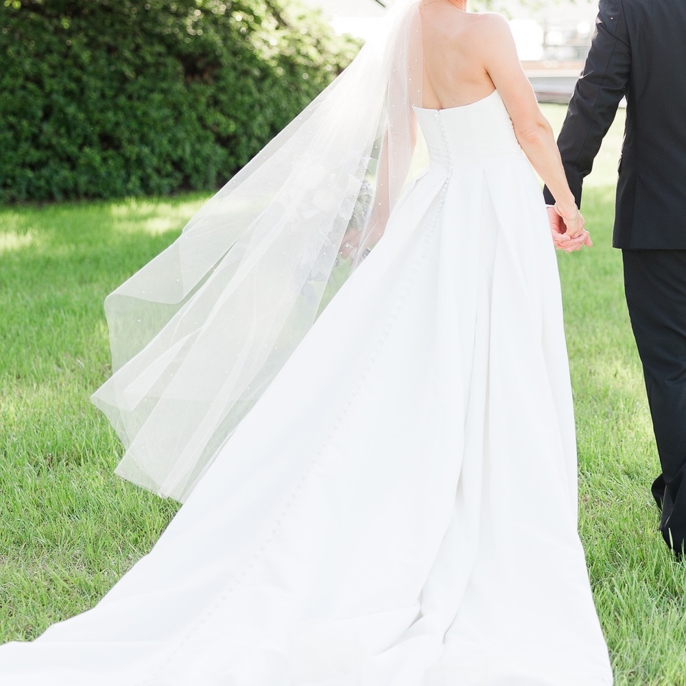 Toni Fudicini "Tiana Veil" (Pearl veil)